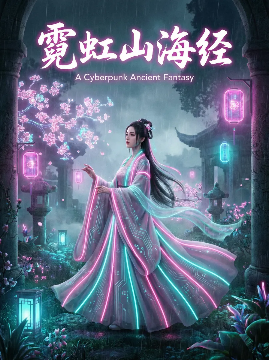 破产姐妹3 古风奇缘短剧 - 霓虹山海经海报